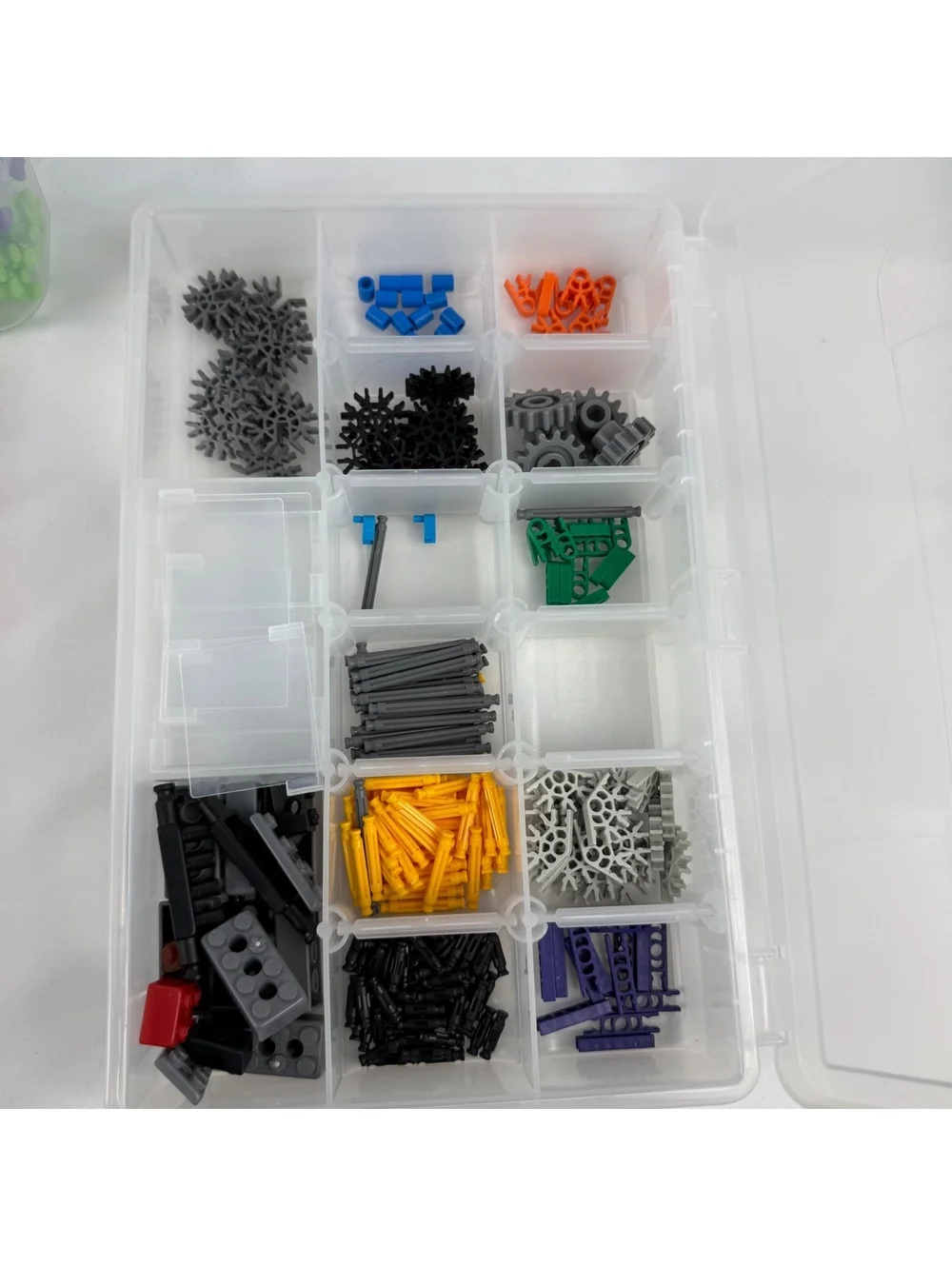 K'NEX Building Toy Set Bulk Lot with Storage Bins and Organizer